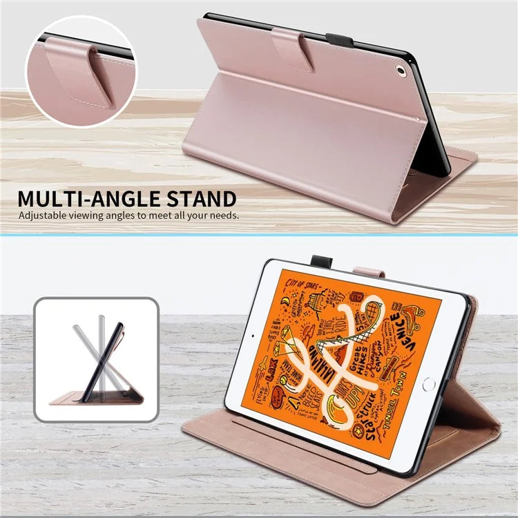 For iPad mini (2019) 7.9 inch / mini 4 / mini 3 / mini 2 / mini Tablet Case Leather Card Holder Cover