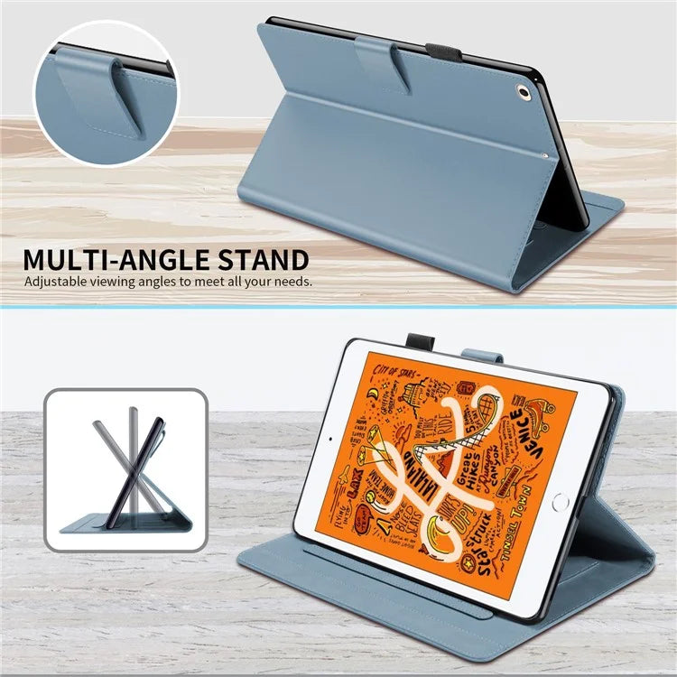 For iPad mini (2019) 7.9 inch / mini 4 / mini 3 / mini 2 / mini Tablet Case Leather Card Holder Cover