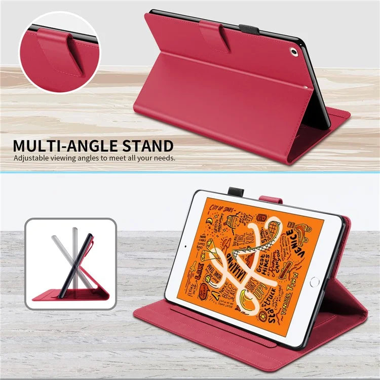 For iPad mini (2019) 7.9 inch / mini 4 / mini 3 / mini 2 / mini Tablet Case Leather Card Holder Cover