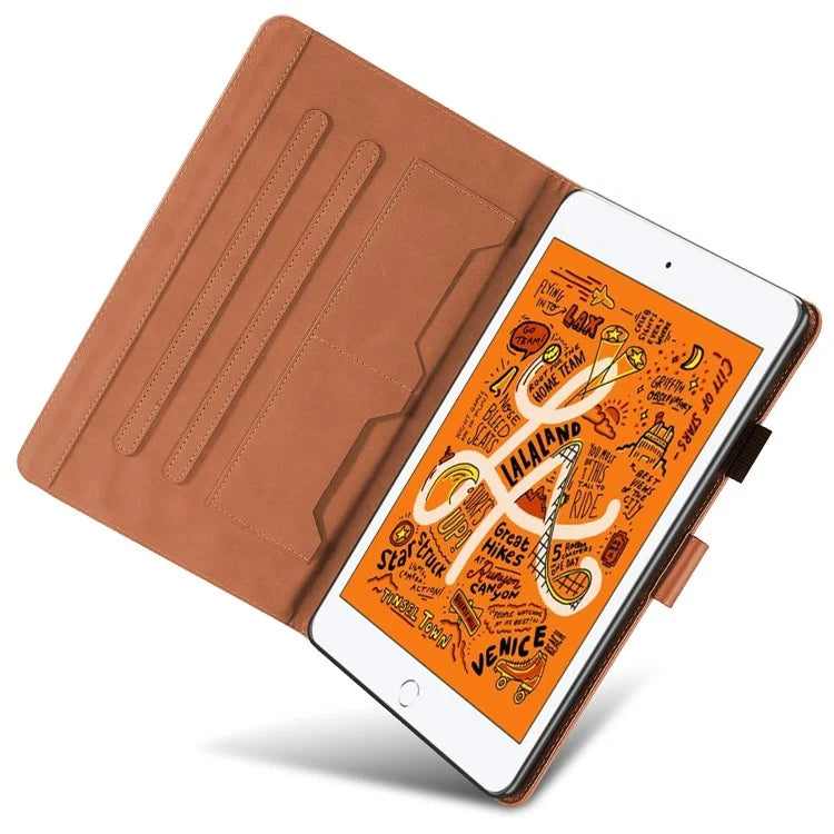 For iPad mini (2019) 7.9 inch / mini 4 / mini 3 / mini 2 / mini Tablet Case Leather Card Holder Cover