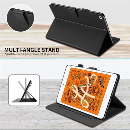 For iPad mini (2019) 7.9 inch / mini 4 / mini 3 / mini 2 / mini Tablet Case Leather Card Holder Cover