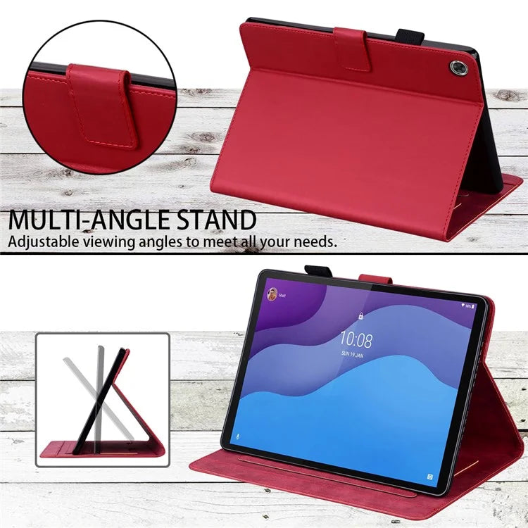 For Lenovo Tab M10 HD Gen 2 Tablet Case Card Slots Folding Stand Protective Cover