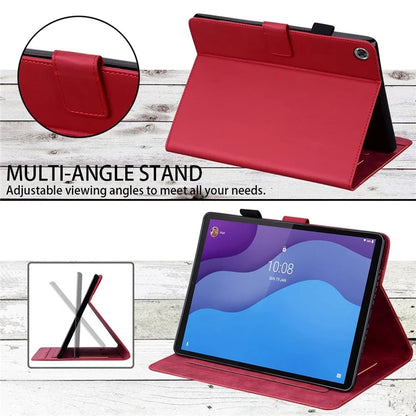 For Lenovo Tab M10 HD Gen 2 Tablet Case Card Slots Folding Stand Protective Cover