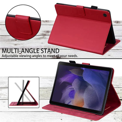 For Samsung Galaxy Tab A 8.0 (2019) Case Card Slots Leather Tablet Cover