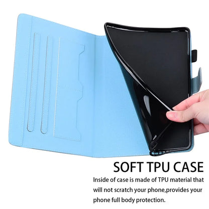For Samsung Galaxy Tab A 8.0 (2019) Case Card Slots Leather Tablet Cover