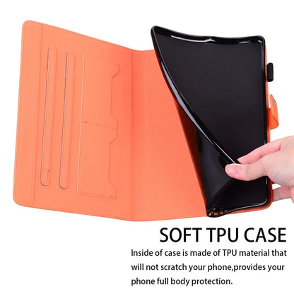 For Samsung Galaxy Tab A 8.0 (2019) Case Card Slots Leather Tablet Cover