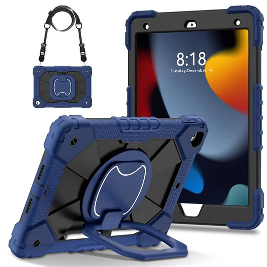C3 Tablet Case for iPad 10.2 (2019) / (2020) / (2021) Kids Friendly Cover with Shoulder Strap Rotating Handle