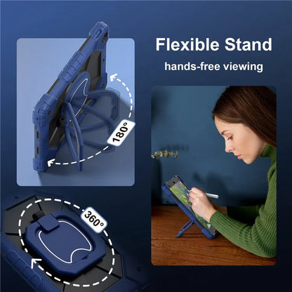 C3 Tablet Case for iPad 10.2 (2019) / (2020) / (2021) Kids Friendly Cover with Shoulder Strap Rotating Handle