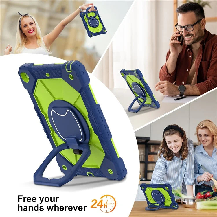 C3 Tablet Case for iPad 10.2 (2019) / (2020) / (2021) Kids Friendly Cover with Shoulder Strap Rotating Handle