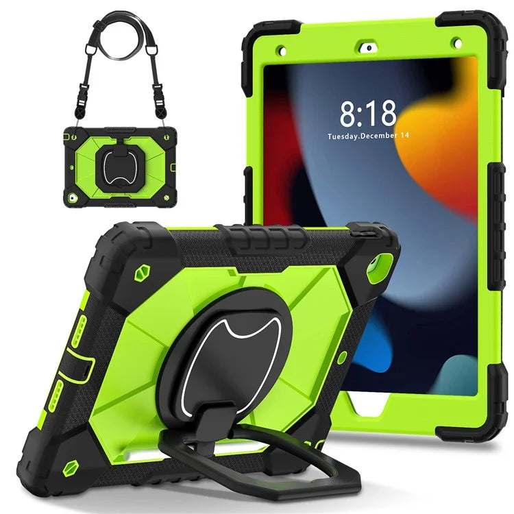 C3 Tablet Case for iPad 10.2 (2019) / (2020) / (2021) Kids Friendly Cover with Shoulder Strap Rotating Handle