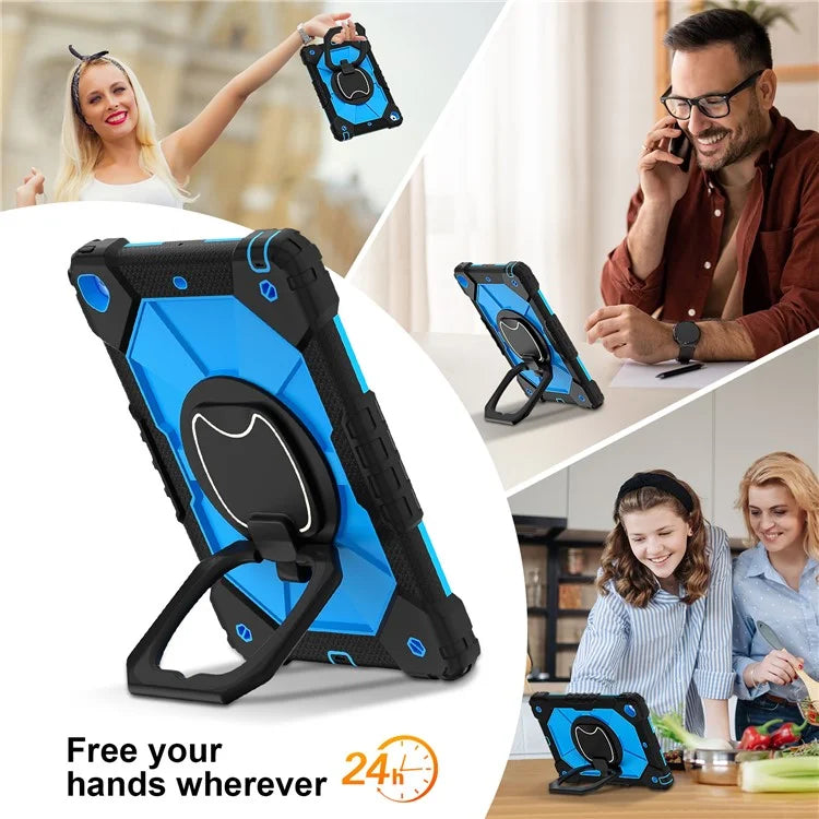 C3 Tablet Case for iPad 10.2 (2019) / (2020) / (2021) Kids Friendly Cover with Shoulder Strap Rotating Handle