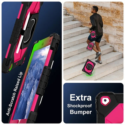 C3 Tablet Case for iPad 10.2 (2019) / (2020) / (2021) Kids Friendly Cover with Shoulder Strap Rotating Handle