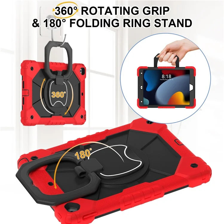 C3 Tablet Case for iPad 10.2 (2019) / (2020) / (2021) Kids Friendly Cover with Shoulder Strap Rotating Handle