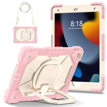 C3 Tablet Case for iPad 10.2 (2019) / (2020) / (2021) Kids Friendly Cover with Shoulder Strap Rotating Handle