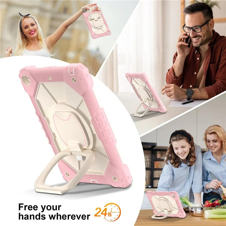 C3 Tablet Case for iPad 10.2 (2019) / (2020) / (2021) Kids Friendly Cover with Shoulder Strap Rotating Handle