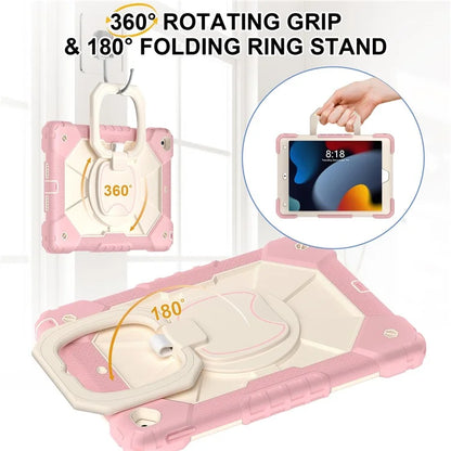 C3 Tablet Case for iPad 10.2 (2019) / (2020) / (2021) Kids Friendly Cover with Shoulder Strap Rotating Handle