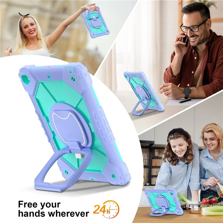 C3 Tablet Case for iPad 10.2 (2019) / (2020) / (2021) Kids Friendly Cover with Shoulder Strap Rotating Handle