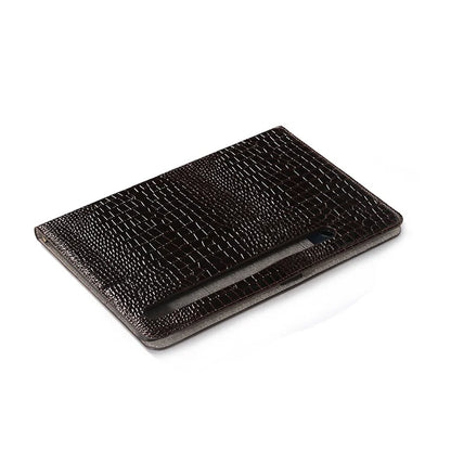 For Samsung Galaxy Tab S9+ Leather Case Stand Wallet Tablet Cover Crocodile Texture