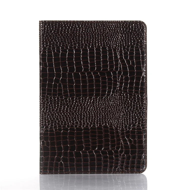 For Samsung Galaxy Tab S9+ Leather Case Stand Wallet Tablet Cover Crocodile Texture