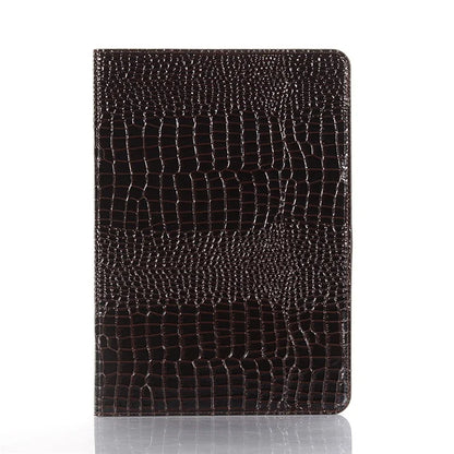For Samsung Galaxy Tab S9+ Leather Case Stand Wallet Tablet Cover Crocodile Texture