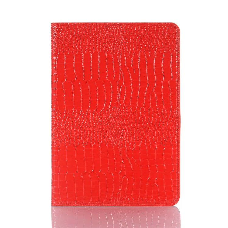 For Samsung Galaxy Tab S9+ Leather Case Stand Wallet Tablet Cover Crocodile Texture