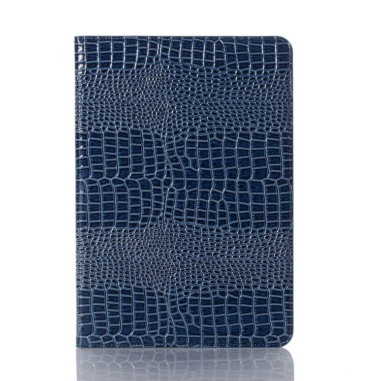 For Samsung Galaxy Tab S9+ Leather Case Stand Wallet Tablet Cover Crocodile Texture