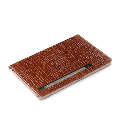 For Samsung Galaxy Tab S9+ Leather Case Stand Wallet Tablet Cover Crocodile Texture