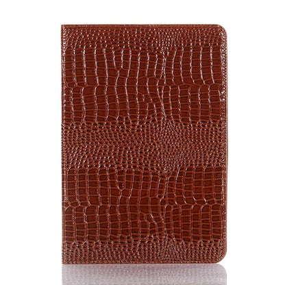 For Samsung Galaxy Tab S9+ Leather Case Stand Wallet Tablet Cover Crocodile Texture