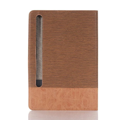 For Samsung Galaxy Tab S9+ Stand Folio Case PU Leather Cross Texture Tablet Cover with Card Slots