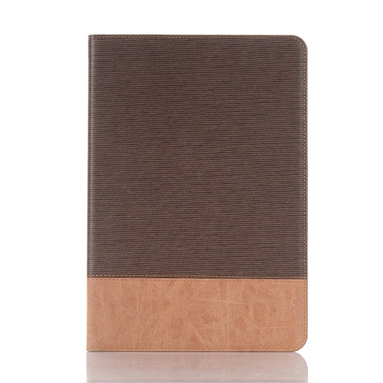 For Samsung Galaxy Tab S9+ Stand Folio Case PU Leather Cross Texture Tablet Cover with Card Slots