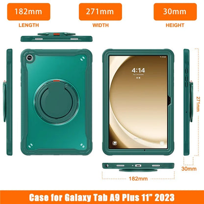 For Samsung Galaxy Tab A9+ SM-X210 / X216 / X218 Kids Case Protective Cover with Handle Grip