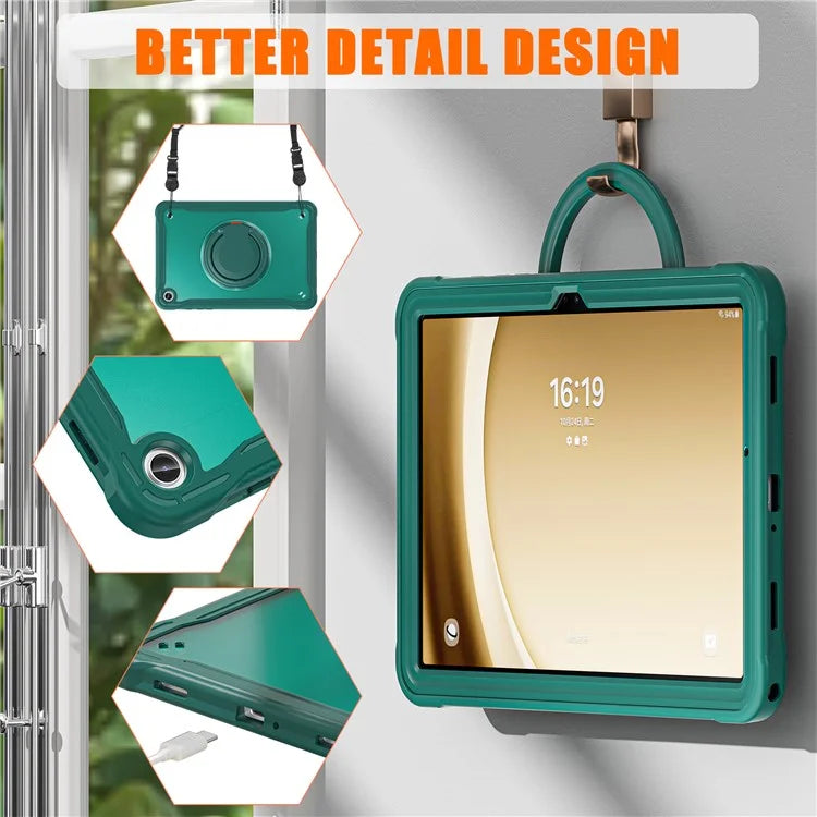 For Samsung Galaxy Tab A9+ SM-X210 / X216 / X218 Kids Case Protective Cover with Handle Grip