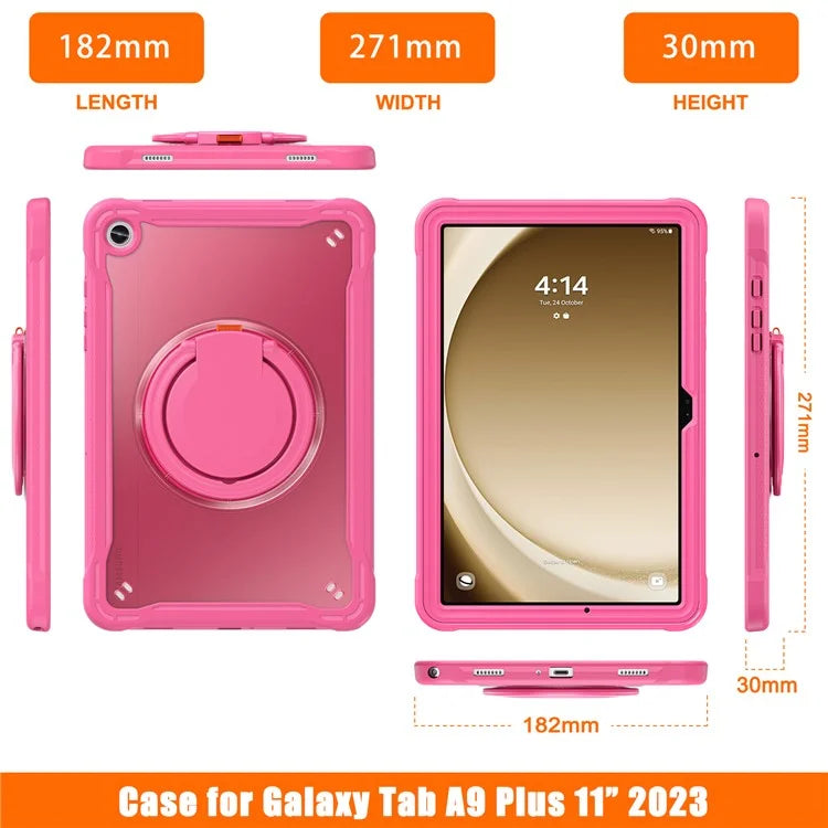 For Samsung Galaxy Tab A9+ SM-X210 / X216 / X218 Kids Case Protective Cover with Handle Grip