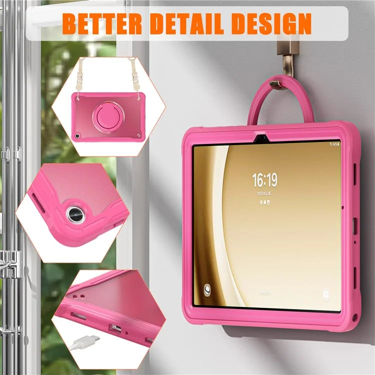 For Samsung Galaxy Tab A9+ SM-X210 / X216 / X218 Kids Case Protective Cover with Handle Grip