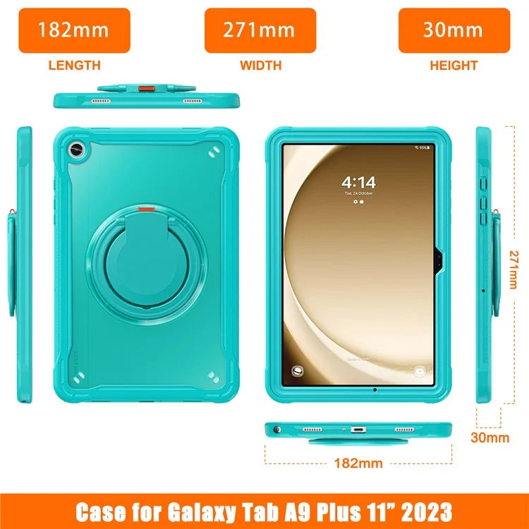 For Samsung Galaxy Tab A9+ SM-X210 / X216 / X218 Kids Case Protective Cover with Handle Grip