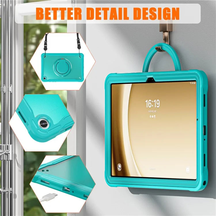 For Samsung Galaxy Tab A9+ SM-X210 / X216 / X218 Kids Case Protective Cover with Handle Grip