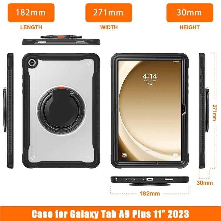 For Samsung Galaxy Tab A9+ SM-X210 / X216 / X218 Kids Case Protective Cover with Handle Grip