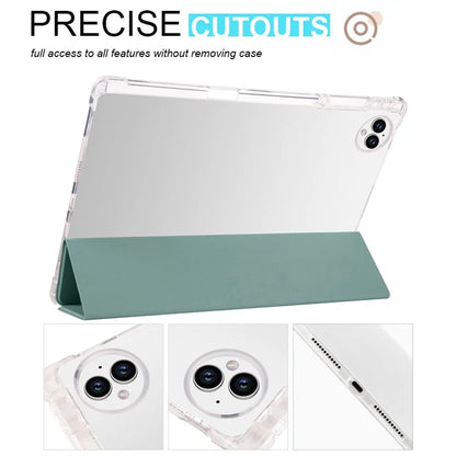 For Huawei MatePad Pro 13.2 Tablet Leather Case Tri-fold Stand Pen Slot Cover