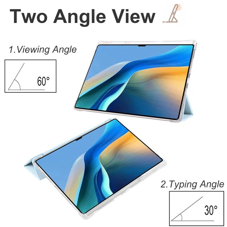 For Huawei MatePad Pro 13.2 Tablet Leather Case Tri-fold Stand Pen Slot Cover