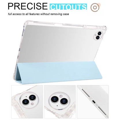For Huawei MatePad Pro 13.2 Tablet Leather Case Tri-fold Stand Pen Slot Cover
