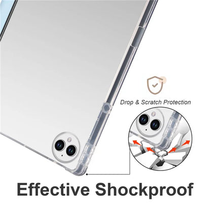 For Huawei MatePad Pro 13.2 Tablet Leather Case Tri-fold Stand Pen Slot Cover