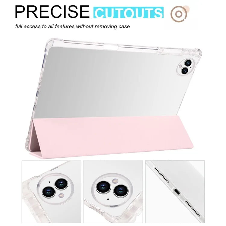 For Huawei MatePad Pro 13.2 Tablet Leather Case Tri-fold Stand Pen Slot Cover