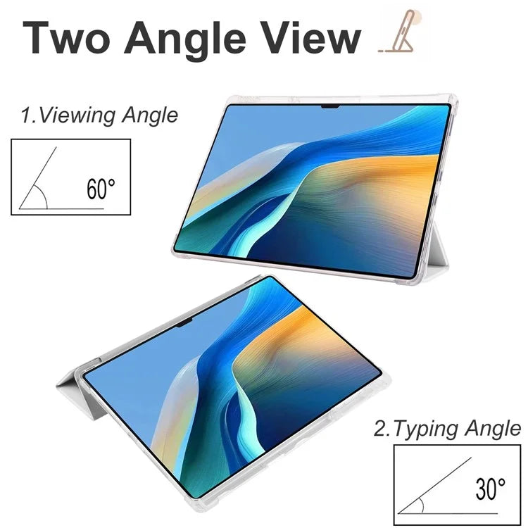 For Huawei MatePad Pro 13.2 Tablet Leather Case Tri-fold Stand Pen Slot Cover