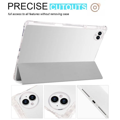 For Huawei MatePad Pro 13.2 Tablet Leather Case Tri-fold Stand Pen Slot Cover
