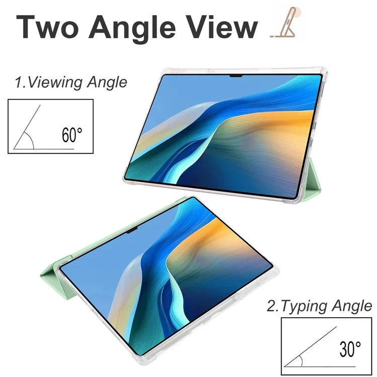 For Huawei MatePad Pro 13.2 Tablet Leather Case Tri-fold Stand Pen Slot Cover