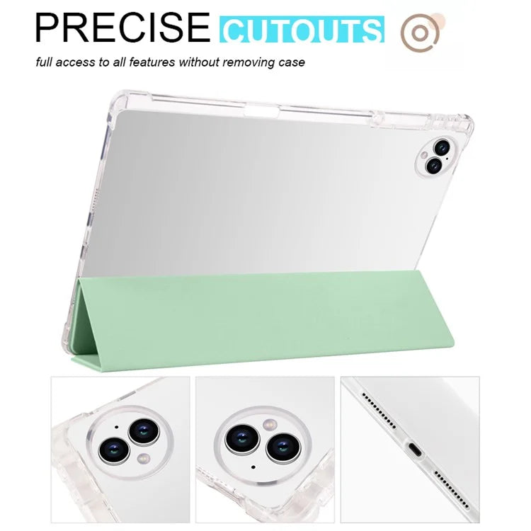 For Huawei MatePad Pro 13.2 Tablet Leather Case Tri-fold Stand Pen Slot Cover