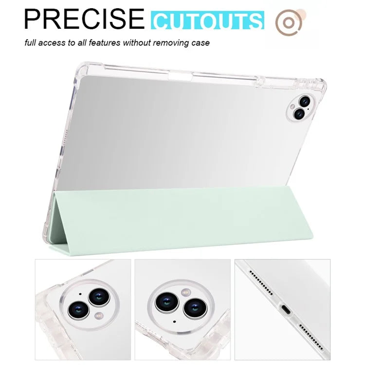For Huawei MatePad Pro 13.2 Tablet Leather Case Tri-fold Stand Pen Slot Cover
