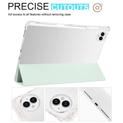 For Huawei MatePad Pro 13.2 Tablet Leather Case Tri-fold Stand Pen Slot Cover