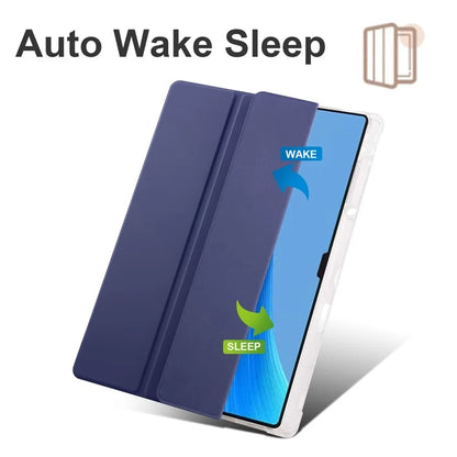For Huawei MatePad Pro 13.2 Tablet Leather Case Tri-fold Stand Pen Slot Cover