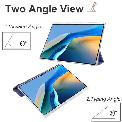 For Huawei MatePad Pro 13.2 Tablet Leather Case Tri-fold Stand Pen Slot Cover